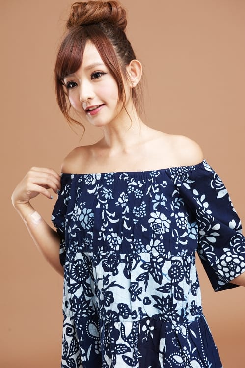 藍染拼布娃娃裝