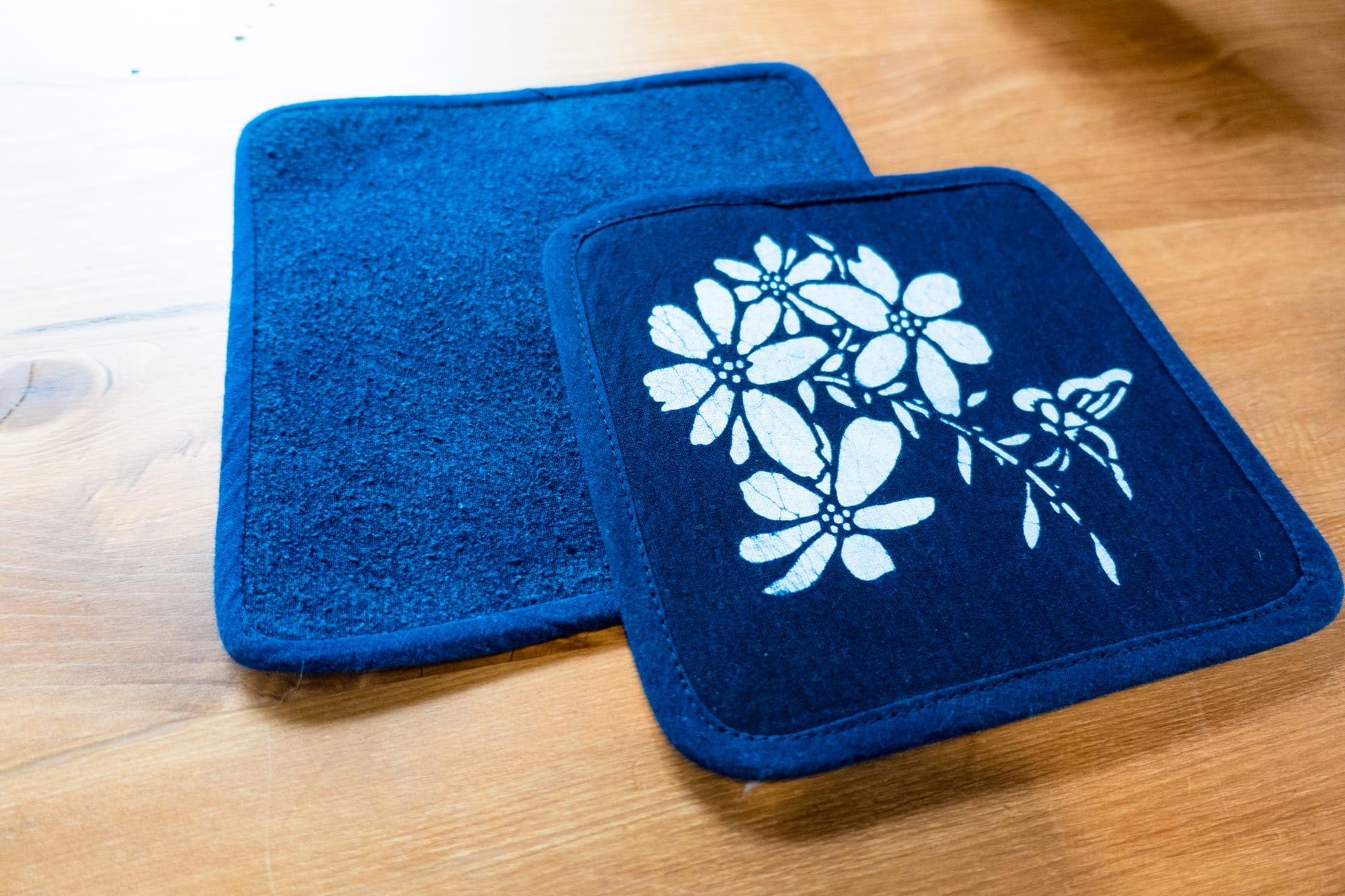 藍染波斯菊餐墊