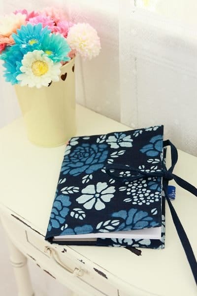 藍染三色玫瑰書套