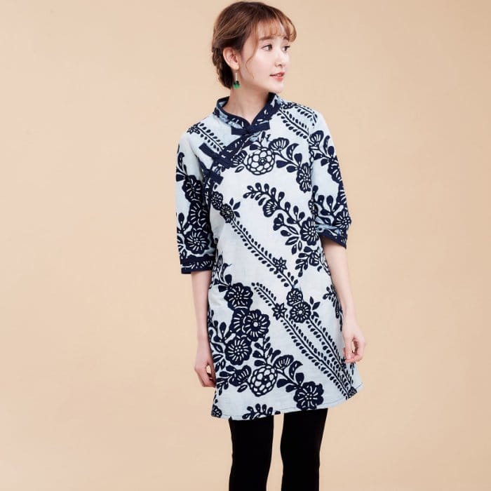 白玫瑰客家大襟衫～現貨