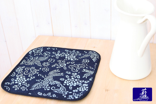 藍染大餐墊