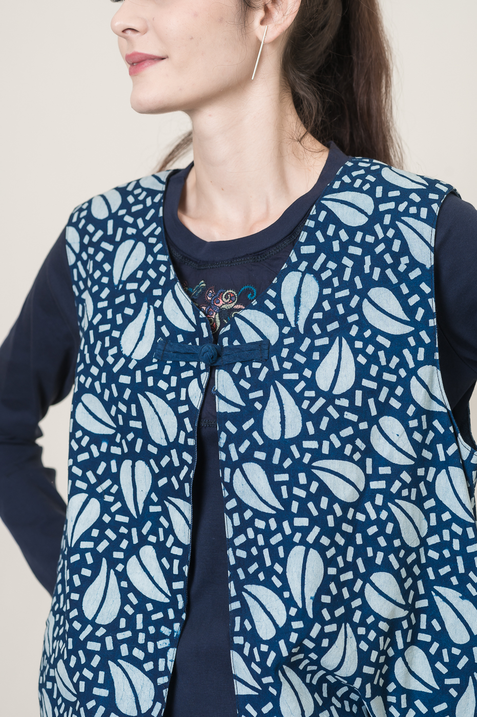 一葉知秋雙面背心