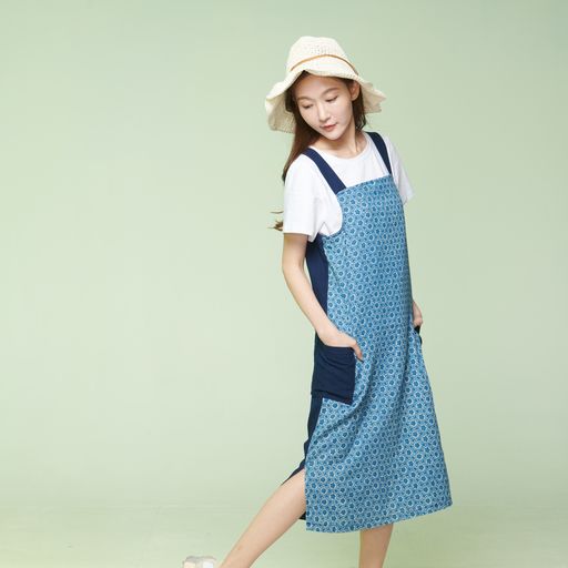 精梳棉背心洋裝