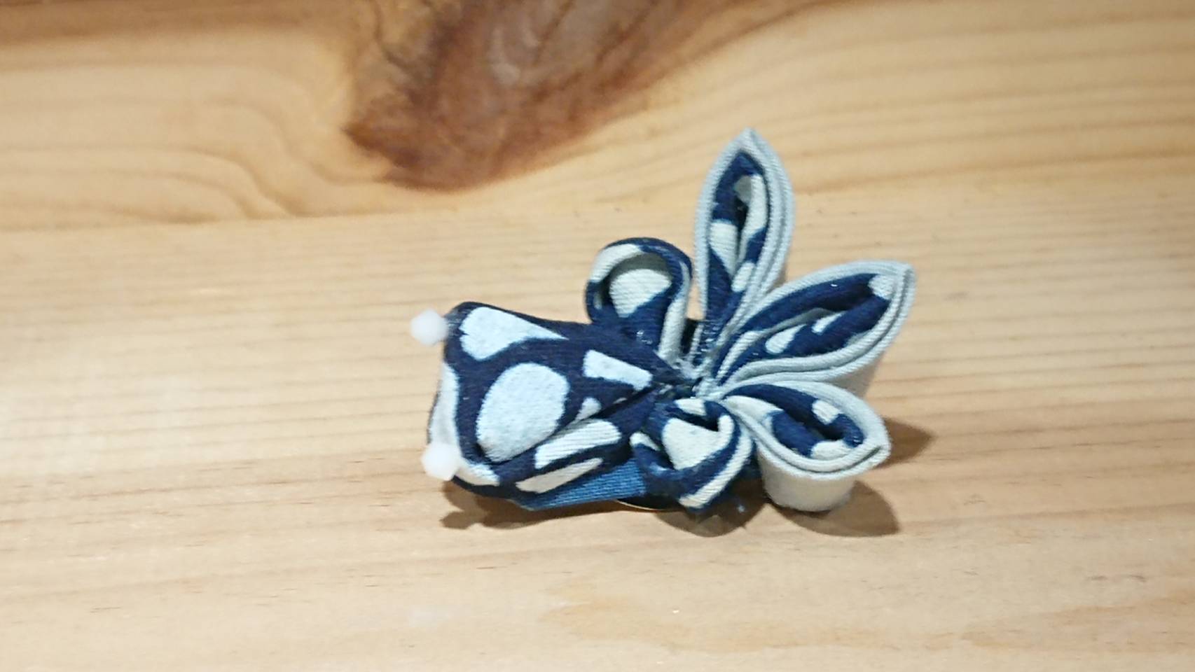 藍染金魚胸花/頭花（附紙盒）