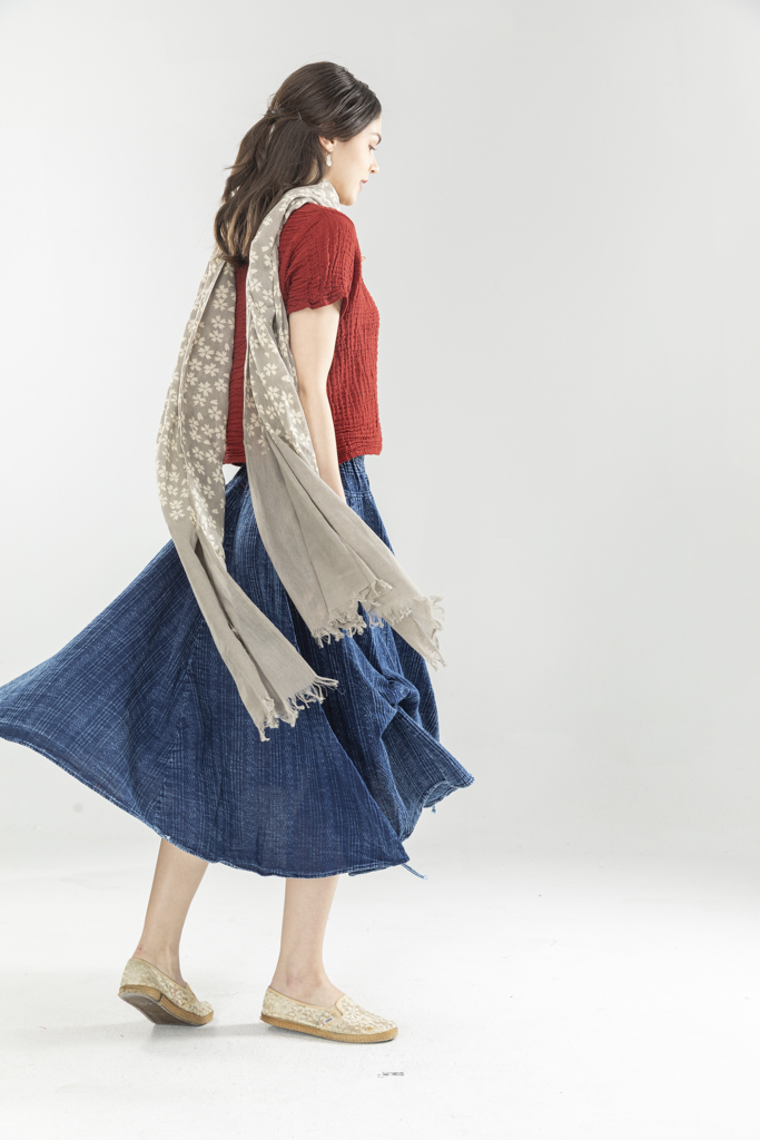 栗子染圍巾 領巾