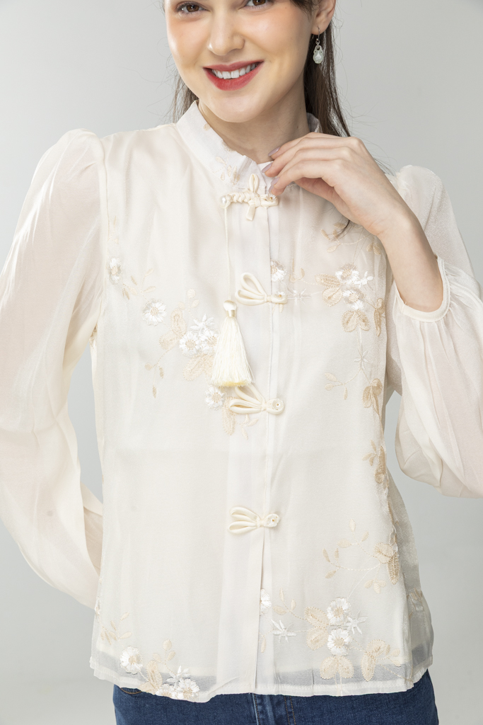 繡花襯衫外套Ｆ