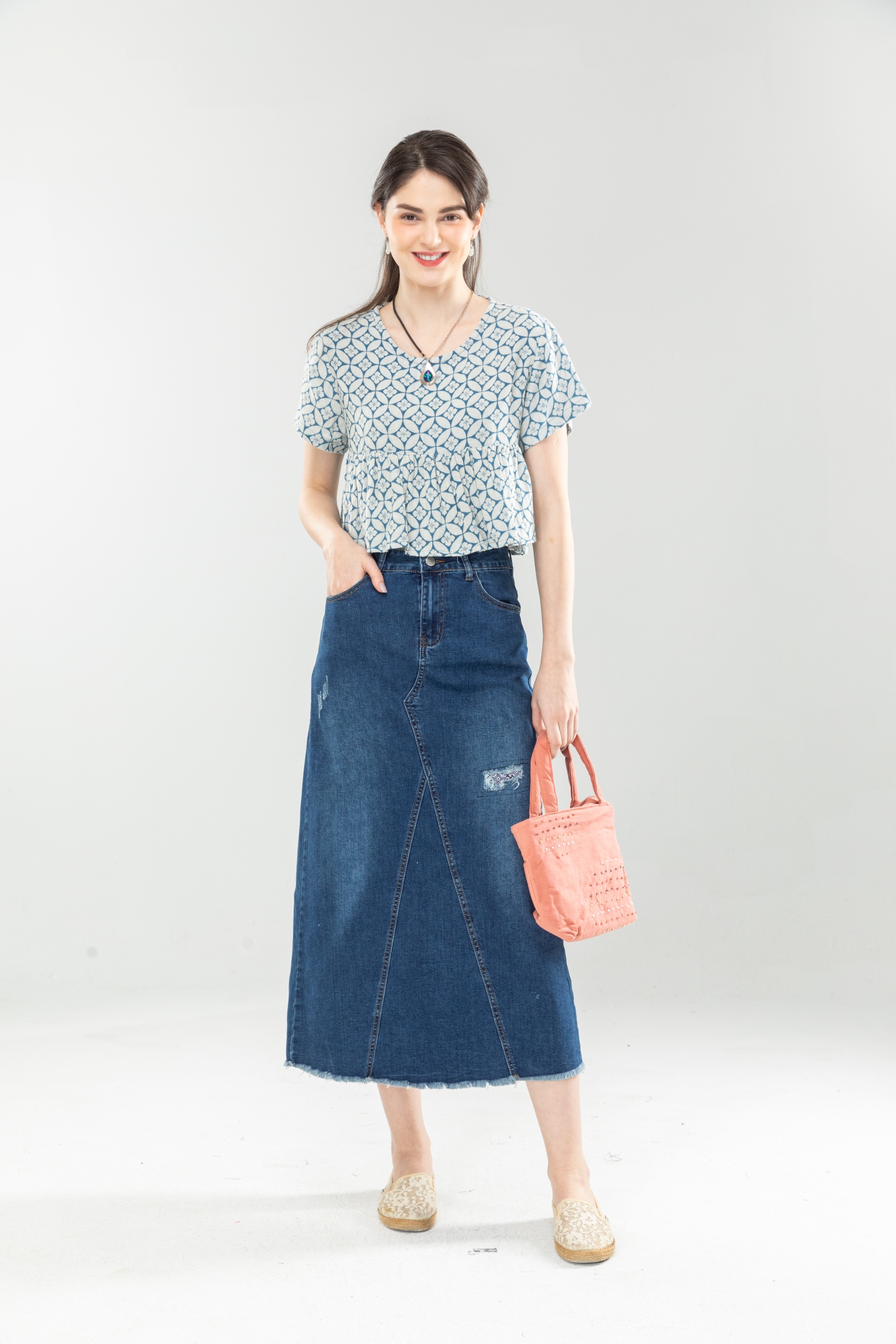 老布牛仔裙～Ｍ~2Ｌ