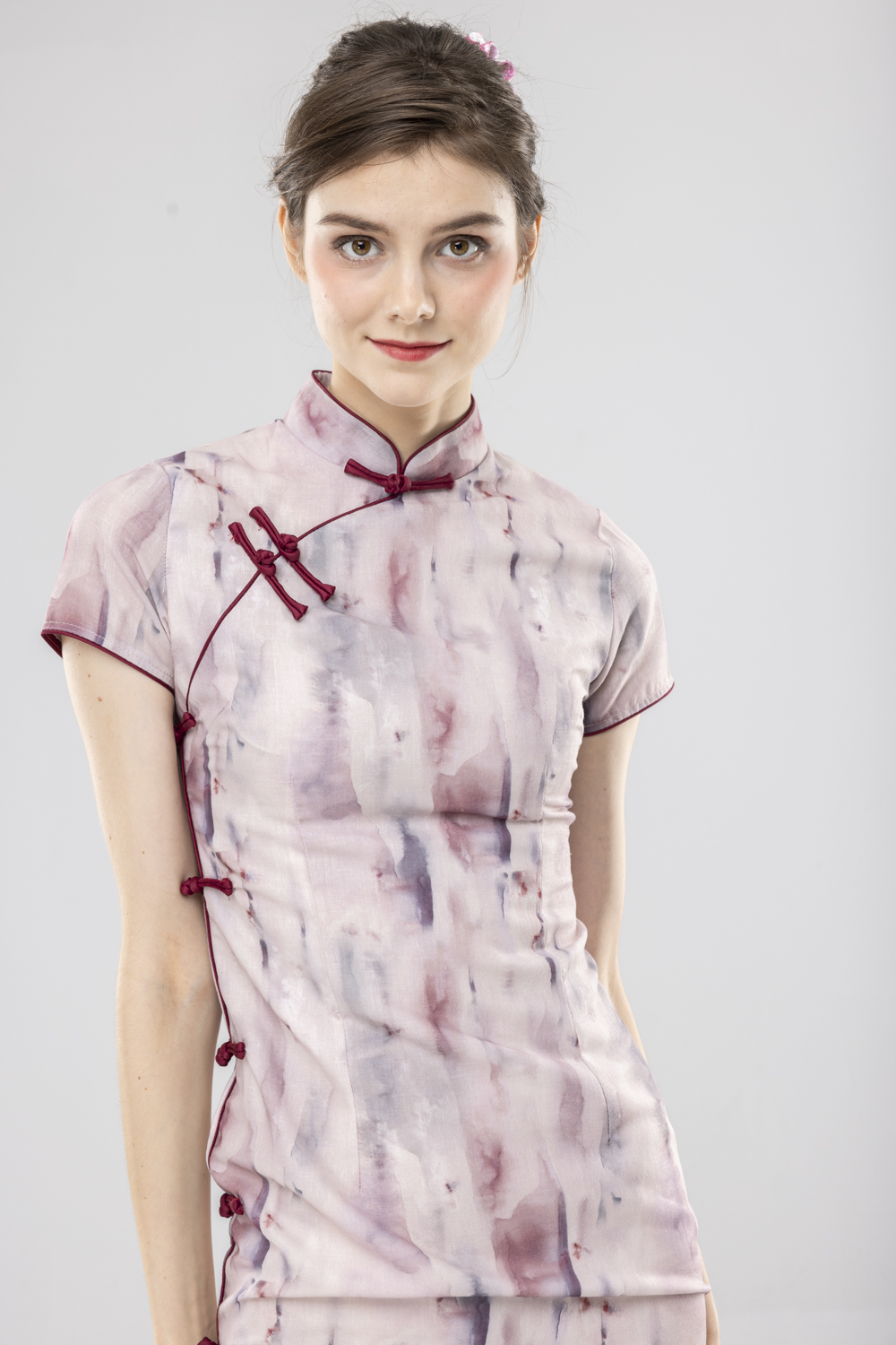 麻棉盤扣旗袍XL最後一件