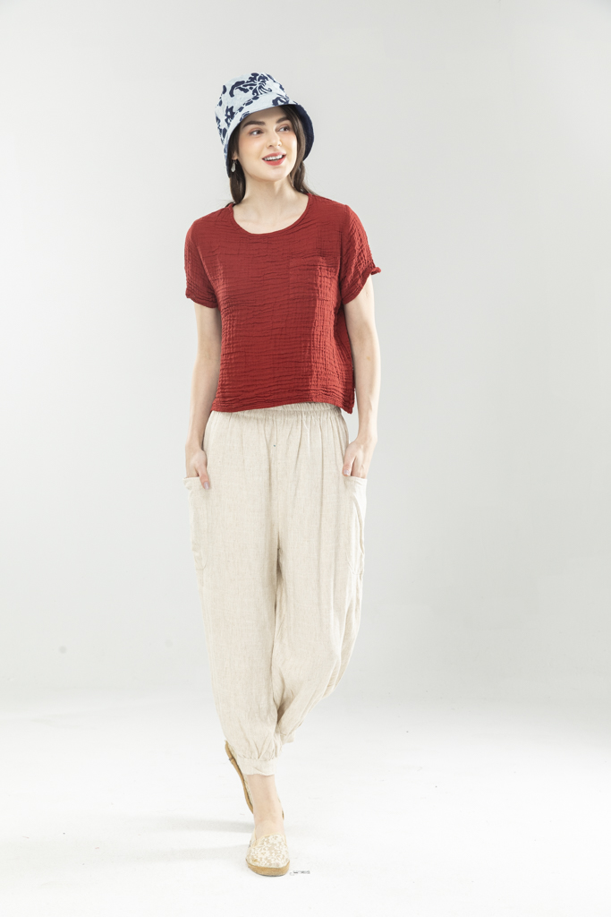 藍染雙面漁夫帽